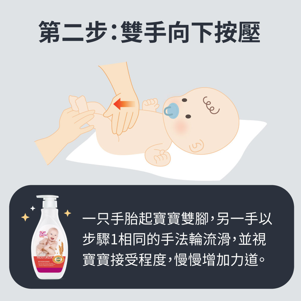 寶寶腸脹氣按摩