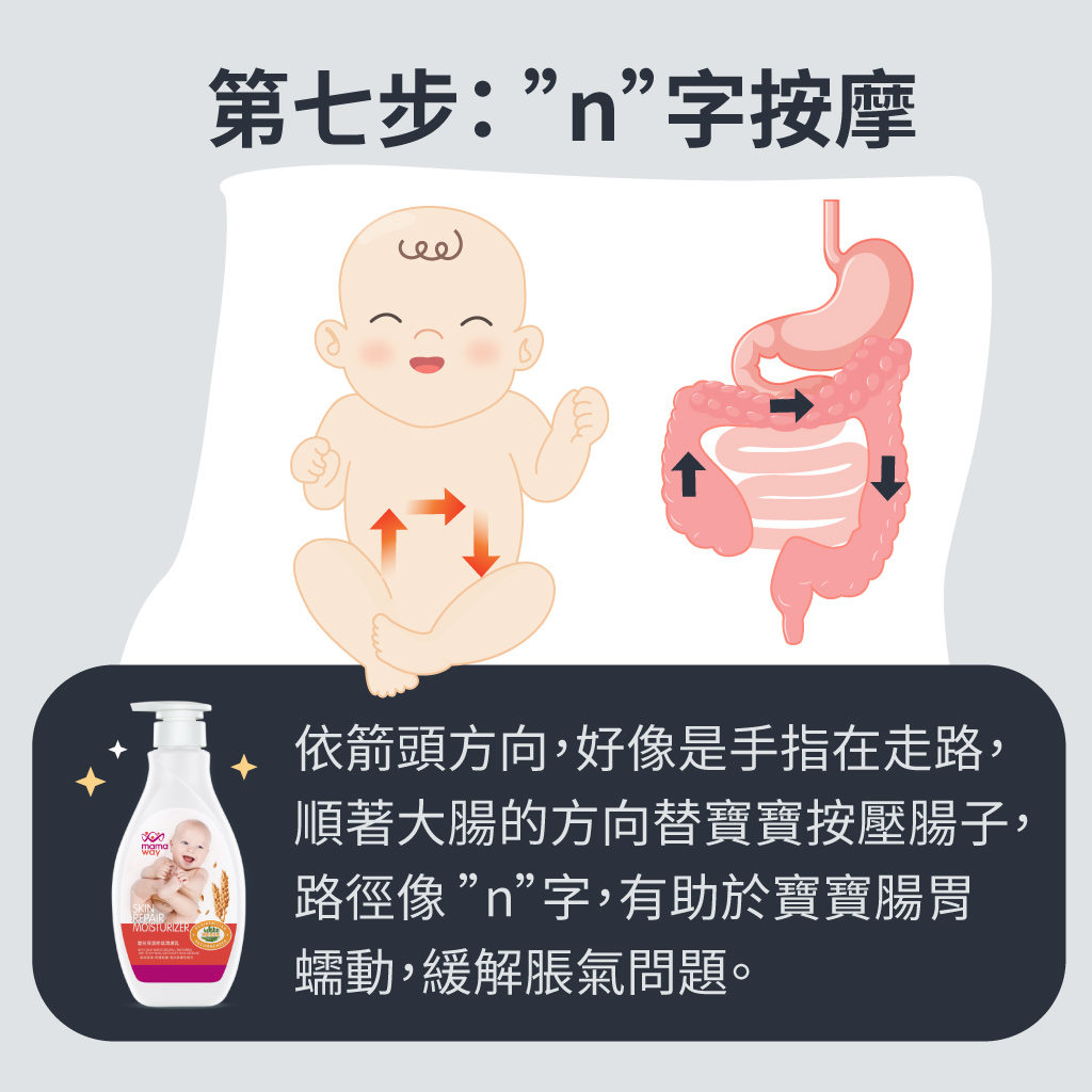 寶寶腸脹氣按摩